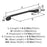 Ravino Zinc Matte Black Cabinet Pull 8