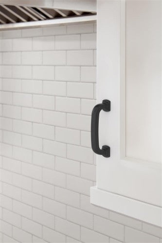 Surpass Zinc Matte Black Cabinet Pull 17