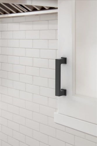 Bridgeport Zinc Matte Black Cabinet Pull 10