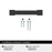 Bridgeport Zinc Matte Black Cabinet Pull 9