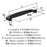 Franklin Zinc Matte Black Cabinet Pull 7