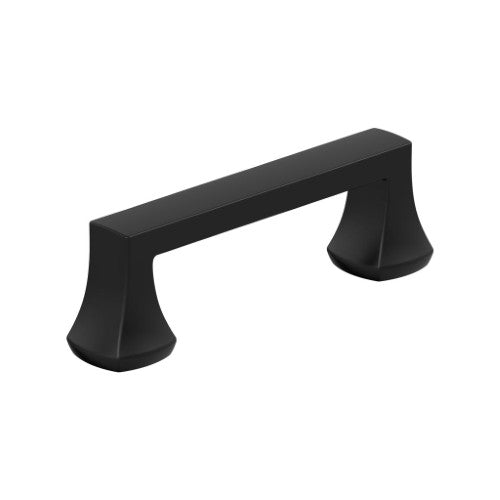 Hybridize Zinc Matte Black Cabinet Pull 1