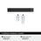 Evolve Zinc Matte Black Cabinet Pull 9