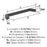 Evolve Zinc Matte Black Cabinet Pull 8