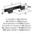 Triomphe Zinc Matte Black Cabinet Pull 5