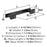 Triomphe Zinc Matte Black Cabinet Pull 6
