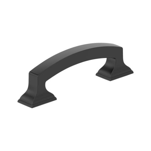Incisive Zinc Matte Black Cabinet Pull 1