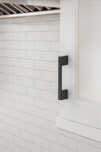 Cityscape Zinc Matte Black Cabinet Pull 14
