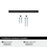 Cityscape Zinc Matte Black Cabinet Pull 13