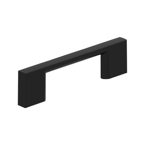 Cityscape Zinc Matte Black Cabinet Pull 1