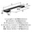 Cityscape Zinc Matte Black Cabinet Pull 8
