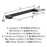 Composite Zinc Matte Black Cabinet Pull 10