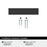 Augment Zinc Matte Black Cabinet Pull 9