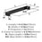 Augment Zinc Matte Black Cabinet Pull 8