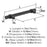 Central Zinc Matte Black Cabinet Pull 7