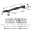 Central Zinc Matte Black Cabinet Pull 8