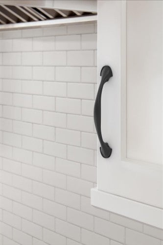 Fairfield Zinc Matte Black Cabinet Pull 11