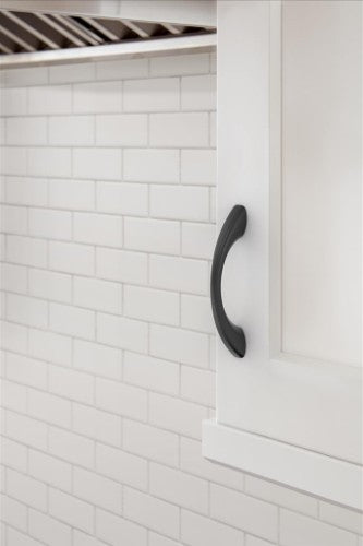 Vaile Zinc Matte Black Cabinet Pull 10
