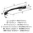 Vaile Zinc Matte Black Cabinet Pull 7