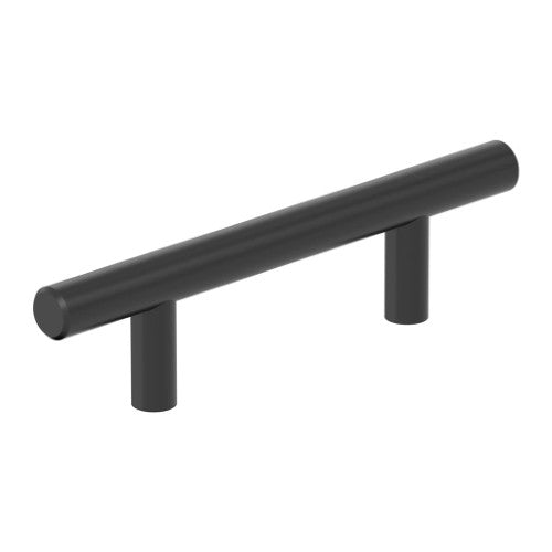 Bar Pulls Hollow Stainless Steel Matte Black Cabinet Pull 1
