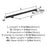 Bar Pulls Hollow Stainless Steel Matte Black Cabinet Pull 14