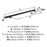 Bar Pulls Hollow Stainless Steel Matte Black Cabinet Pull 15