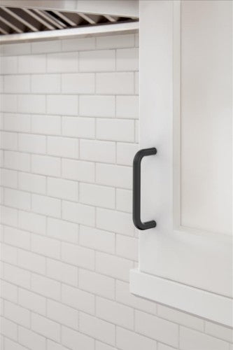 Wire Pulls Carbon Steel Matte Black Cabinet Pull 8