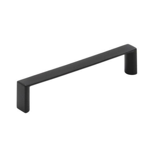 Metro Zinc Matte Black Cabinet Pull 2