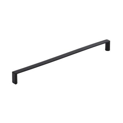 Metro Zinc Matte Black Cabinet Pull 6