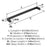 Metro Zinc Matte Black Cabinet Pull 7