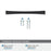 Pailou Zinc Matte Black Cabinet Pull 7