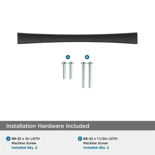 Pailou Zinc Matte Black Cabinet Pull 7