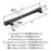 Pailou Zinc Matte Black Cabinet Pull 6