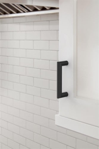 Revolve Stainless Steel Matte Black Cabinet Pull 10