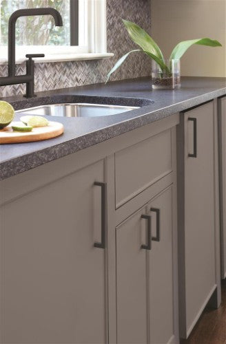 Monument Aluminum Matte Black Cabinet Pull 18