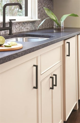 Monument Aluminum Matte Black Cabinet Pull 17