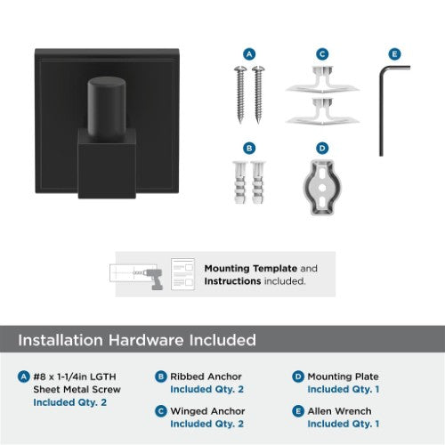 Appoint Zinc Matte Black Hook 3