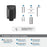 Highland Ridge Zinc Matte Black Hook 3
