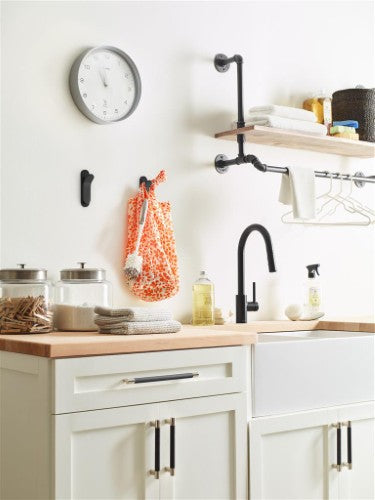Unison Zinc Matte Black Hook 9