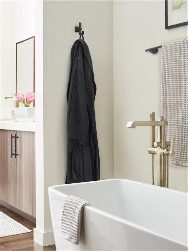 Burbank Zinc Matte Black Hook 4