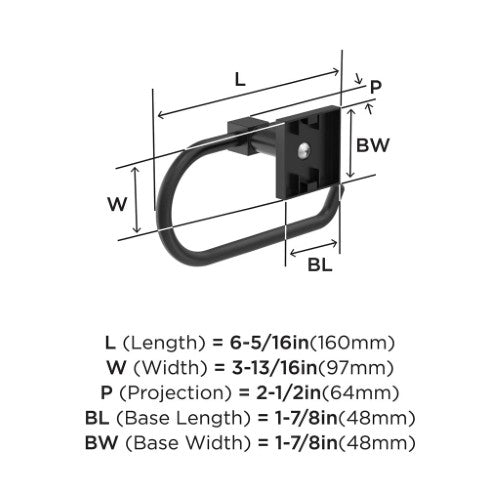 Appoint Zinc Matte Black Toilet Paper Holder 2