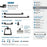 Blackrock Zinc Matte Black Toilet Paper Holder 6