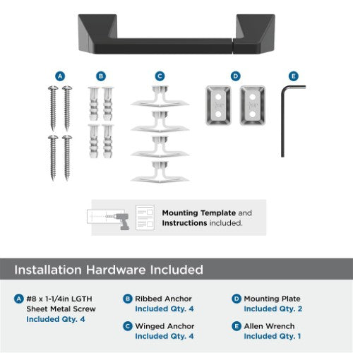 Blackrock Zinc Matte Black Toilet Paper Holder 3