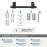 Davenport Zinc & Stainless Steel Matte Black Toilet Paper Holder 3