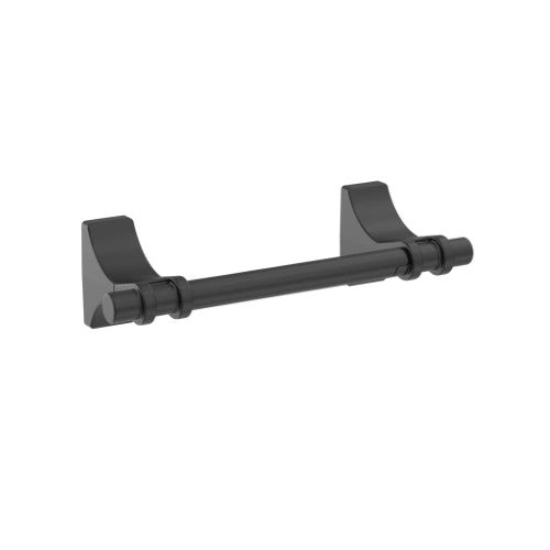 Davenport Zinc & Stainless Steel Matte Black Toilet Paper Holder 1
