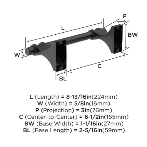 Davenport Zinc & Stainless Steel Matte Black Toilet Paper Holder 2