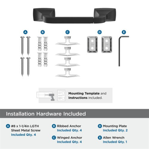 Highland Ridge Zinc Matte Black Toilet Paper Holder 3