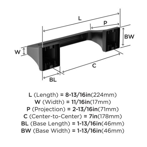 Mulholland Zinc Matte Black Toilet Paper Holder 2