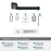 Revitalize Zinc & Stainless Steel Matte Black Toilet Paper Holder 3