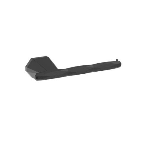 St. Vincent Zinc Matte Black Toilet Paper Holder 1
